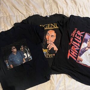 Black Graphic T-Shirt Collection